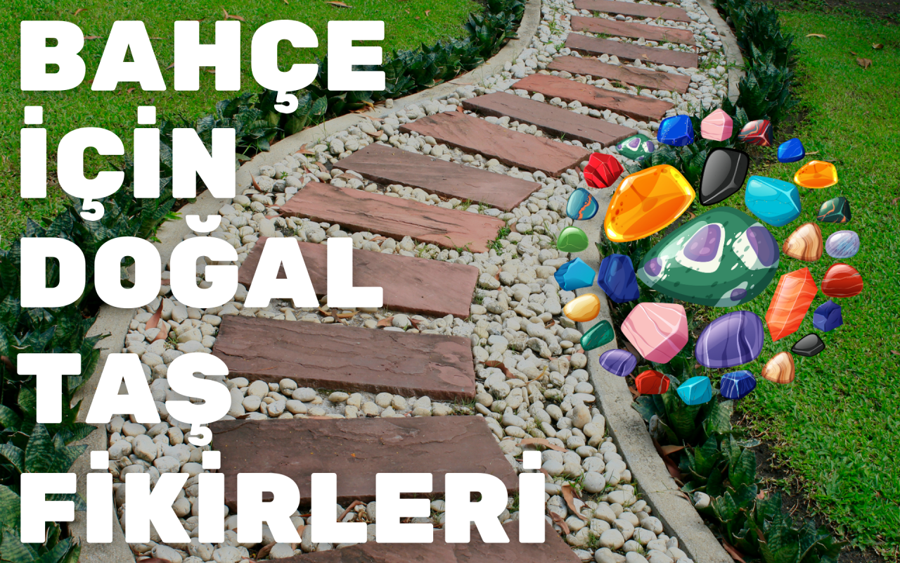 Bahçede Kullanabilecek Doğal Taş Dekorasyon Fikirleri