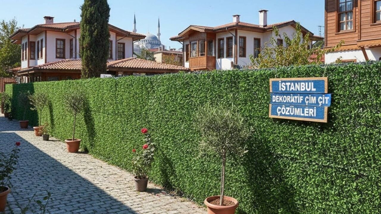 İstanbul Dekoratif Çim Çit Çözümleri
